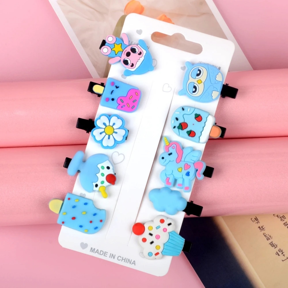 10 pcs mixed styles clips set(buy 2 ×( 10 pcs sets and get 1 free